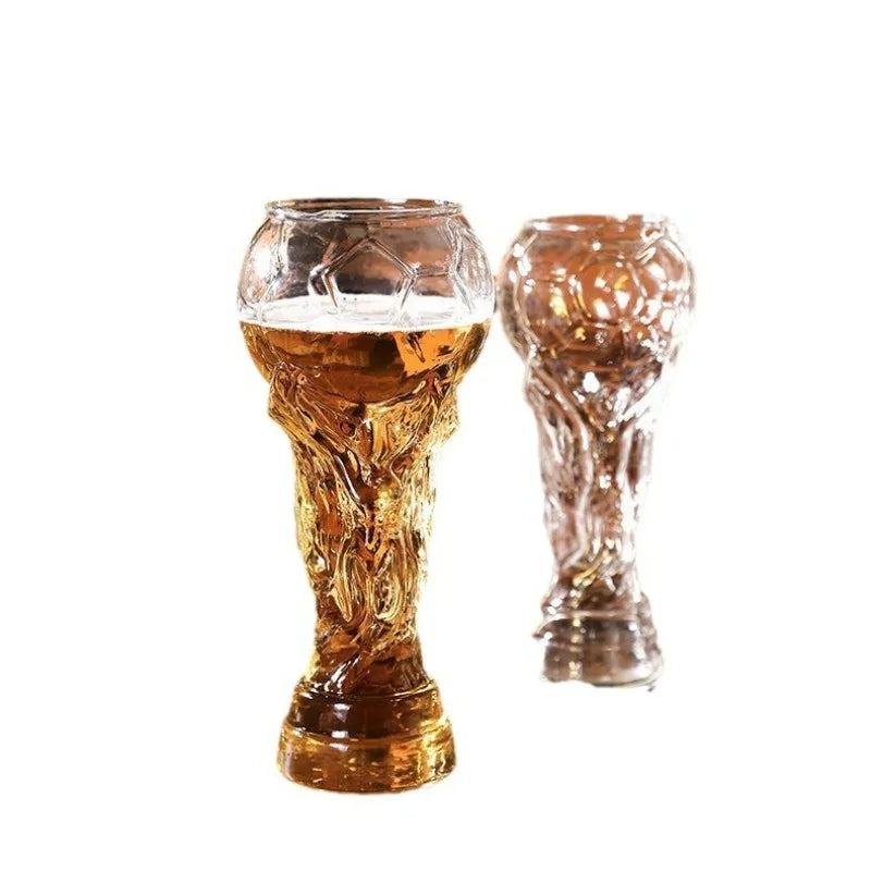 World Cup Trophy Beer Glasses – 600ml Football Fan Glassware | Set of 1, 2, or 4