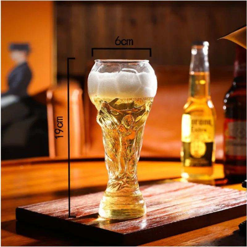 World Cup Trophy Beer Glasses – 600ml Football Fan Glassware | Set of 1, 2, or 4