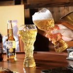 World Cup Trophy Beer Glasses – 600ml Football Fan Glassware | Set of 1, 2, or 4